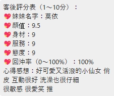 桃園定點茶 莫依 援交